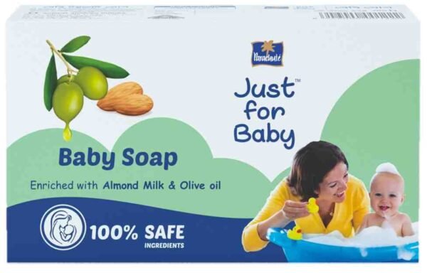 Parachute Almond Milk & Olive Oil Baby Soap (প্যারাসুট আলমন্ড মিল্ক এবং অলিভ অয়েল বেবি সোপ)